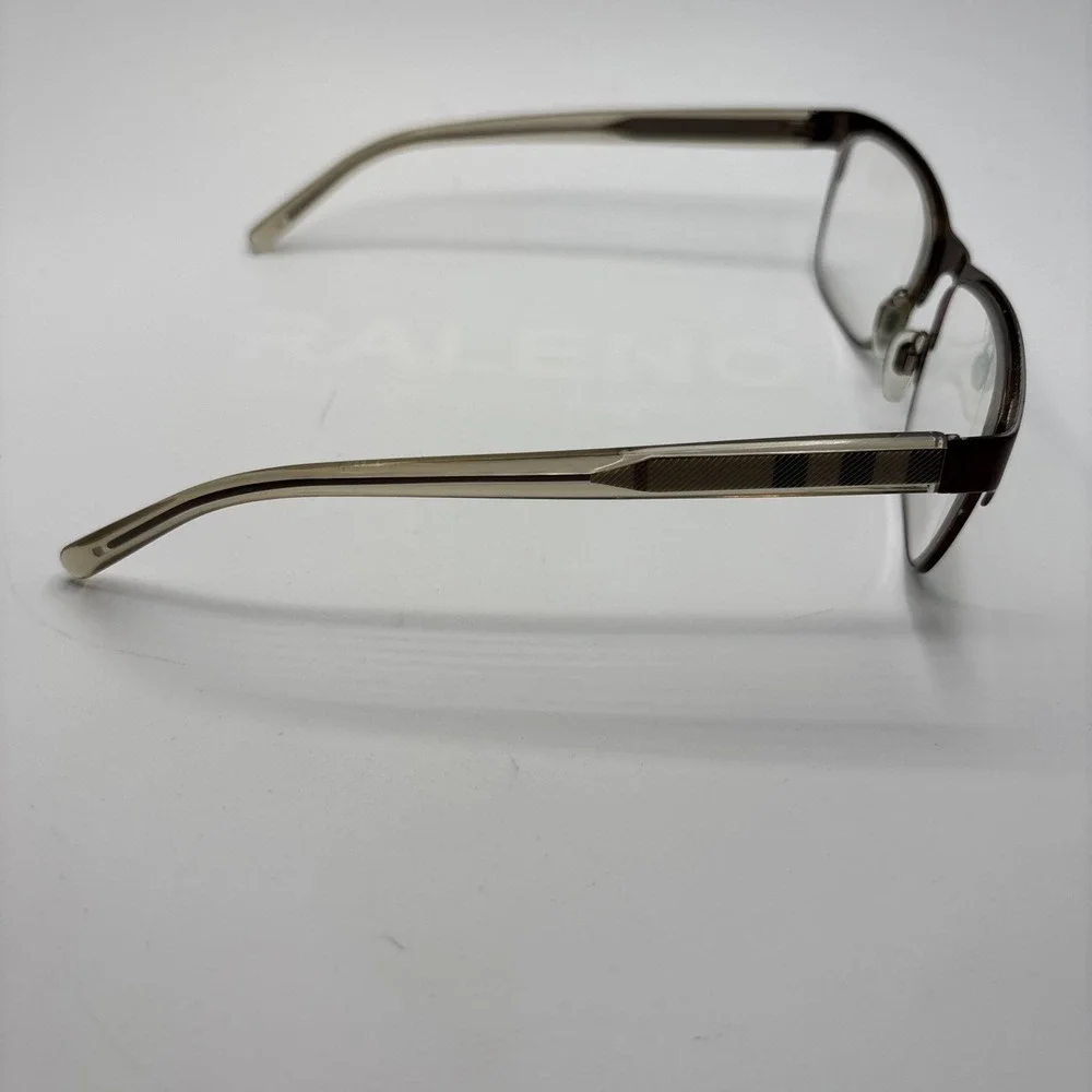 Burberry B 1289 1212 Bronze Gold Clear Eyeglasses Frames 55-16-140mm #D196